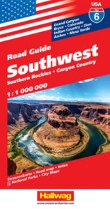 Southwest, Southern Rockies, Canyon Country Strassenkarte 1:1 Mio Hallwag Kümmerly+Frey AG 9783828307575