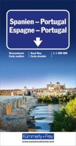 Spanien - Portugal Strassenkarte Hallwag Kümmerly+Frey AG 9783259014127