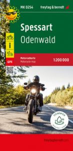 Spessart, Motorradkarte 1:200.000, freytag & berndt freytag & berndt 9783707919882