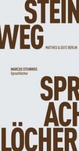 Sprachlöcher Steinweg, Marcus 9783751805629