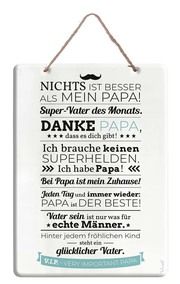 Spruchtafel 'Danke, Papa'  4260445365348