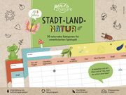 Stadt-Land-Natur. Bunter Spiele-Block für Kinder ab 8 Jahren und die ganze Familie pen2nature 9783987640377