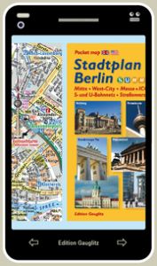 Stadtplan Berlin in Handy-Look  9783933502506