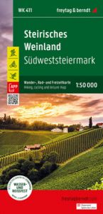 Steirisches Weinland, Wander-, Rad- und Freizeitkarte 1:50.000, freytag & berndt, WK 411 freytag & berndt 9783707922967