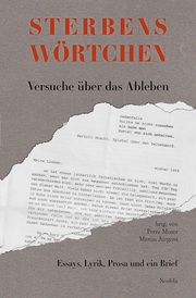 Sterbenswörtchen Baier, Lothar/Brück, Steffen/Cueni, Claude u a 9783958084216