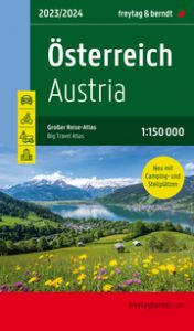 Österreich, Autoatlas 1:150.000 freytag & berndt 9783707922004