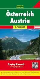 Österreich, Autokarte 1:500.000 Freytag-Berndt und Artaria KG 9783850842136