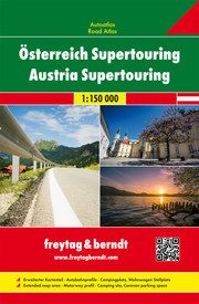 Österreich Supertouring, Autoatlas 1:150.000 Freytag-Berndt und Artaria KG 9783707917802