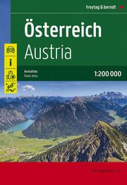 Österreich/Austria, Straßen-Atlas 1:200.000, freytag & berndt Freytag-Berndt und Artaria KG 9783707919721
