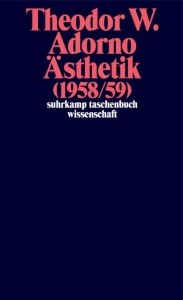 Ästhetik Adorno, Theodor W 9783518298077