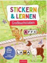 Stickern & Lernen - Großbuchstaben Katja Schmiedeskamp 9783845851716