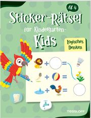 Sticker-Rätsel für Kindergarten-Kids. Logisches Denken Christine Thau 9783788645427