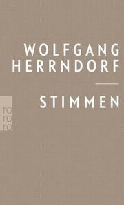 Stimmen Herrndorf, Wolfgang 9783499276187