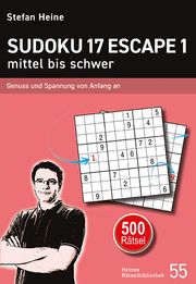 Sudoku 17 Escape 1 - mittel bis schwer presse service Stefan Heine 9783939940661