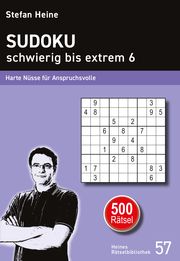 Sudoku schwierig bis extrem 6 Heine, Stefan 9783939940685