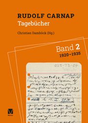 Tagebücher Band 2: 1920-1935 Carnap, Rudolf 9783787340385