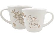 Tasse 'Coffee gets me started Jesus keeps me going'  4250330934964