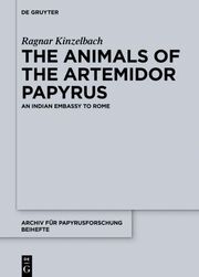 The animals of the Artemidor Papyrus Kinzelbach, Ragnar 9783110636253