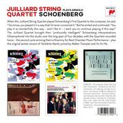 The Juilliard String Quartet Plays Schoenberg Schoenberg, Arnold 0196588272028