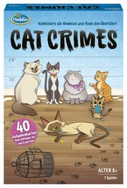 ThinkFun - 76366 - Cat Crimes - Das flauschige und freche Kombinations- und Deduktionsspiel mit Katzen. Finde den Übeltäter! Alyssa Petersen 4005556763665
