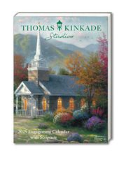 Thomas Kinkade: Engagement Calendar with Scripture 2025  9781524889159