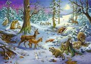 Tiere im Winterwald - Sticker-Adventskalender Simon, Ute 4050003952536