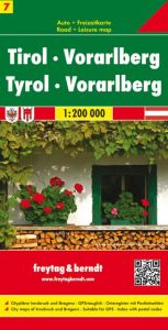 Tirol - Vorarlberg, Autokarte 1:200.000 Freytag-Berndt und Artaria KG 9783850843478