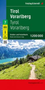 Tirol - Vorarlberg, Straßen- und Freizeitkarte 1:200.000, freytag & berndt freytag & berndt 9783707923124