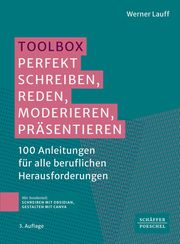Toolbox: Perfekt schreiben, reden, moderieren, präsentieren Lauff, Werner 9783791058580