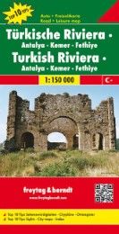 Türkische Riviera - Antalya - Kemer - Fethiye, Autokarte 1:150.000  9783707903300