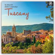 Tuscany - Toskana 2025 - 16-Monatskalender  9781835362389