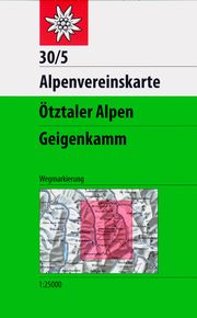 Ötztaler Alpen, Geigenkamm Oesterreichischer Alpenverein 9783948256043