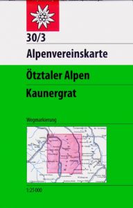 Ötztaler Alpen, Kaunergrat Oesterreichischer Alpenverein 9783928777414
