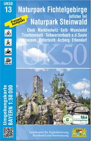 UK50-13 Naturpark Fichtelgebirge, östlicher Teil, Naturpark Steinwald Landesamt für Digitalisierung Breitband und Vermessung Bayern 9783899339611
