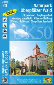 UK50-20 Naturpark Oberpfälzer Wald Landesamt für Digitalisierung Breitband und Vermessung Bayern 9783899339949