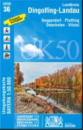 UK50-36 Landkreis Dingolfing-Landau Landesamt für Digitalisierung Breitband und Vermessung Bayern 9783899336405