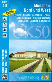UK50-40 München Nord und West Landesamt für Digitalisierung Breitband und Vermessung Bayern 9783899338362