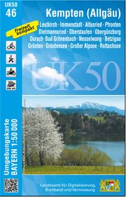 UK50-46 Kempten (Allgäu) Landesamt für Digitalisierung Breitband und Vermessung Bayern 9783899337990