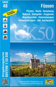 UK50-48 Füssen Landesamt für Digitalisierung Breitband und Vermessung Bayern 9783899338409