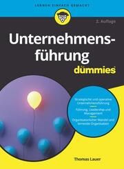 Unternehmensführung für Dummies Lauer, Thomas 9783527719907