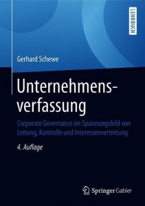 Unternehmensverfassung Schewe, Gerhard 9783662580011