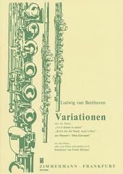 Variationen über das Thema 'Reich mir die Hand, mein Leben' aus Mozarts 'Don Giovanni' Beethoven, Ludwig van 9790010230801