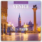 Venice - Venedig 2025 - 16-Monatskalender  9781804426463