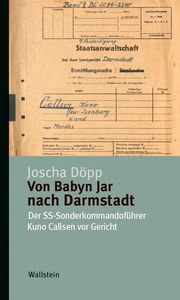 Von Babyn Jar nach Darmstadt Döpp, Joscha 9783835357181