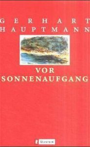 Vor Sonnenaufgang Hauptmann, Gerhart 9783548235646