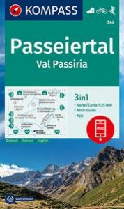 Wanderkarte 044 Passeiertal, Val Passiria KOMPASS-Karten GmbH 9783990449363