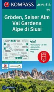 Wanderkarte 076 Gröden, Seiser Alm, Val Gardena, Alpe di Siusi KOMPASS-Karten GmbH 9783990444610