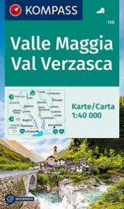 Wanderkarte 110 Valle Maggia, Val Verzasca KOMPASS-Karten GmbH 9783850269100