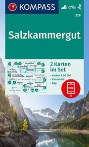 Wanderkarte 229 Salzkammergut KOMPASS-Karten GmbH 9783990444412