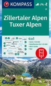 Wanderkarte 37 Zillertaler Alpen, Tuxer Alpen  9783991212607